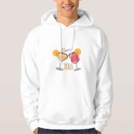 Sudadera Cheers 2026 New Year Cocktail Celebration Design