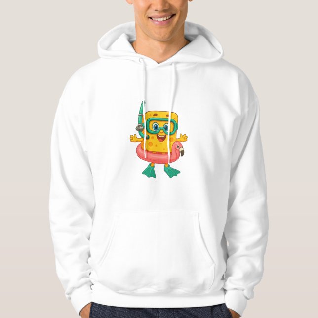 Sudadera CheeseSunny™ – Serie de Verano de MiniSnackWorld (Anverso)
