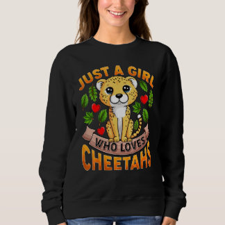 Sudadera Cheetah Animal Just A Girl Who Loves Cheetahs