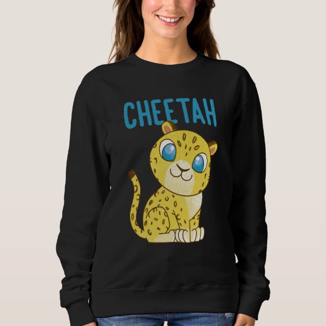 Sudadera Cheetah Fastest Cat Cheetah (Anverso)