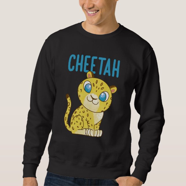 Sudadera Cheetah Fastest Cat Cheetah (Anverso)