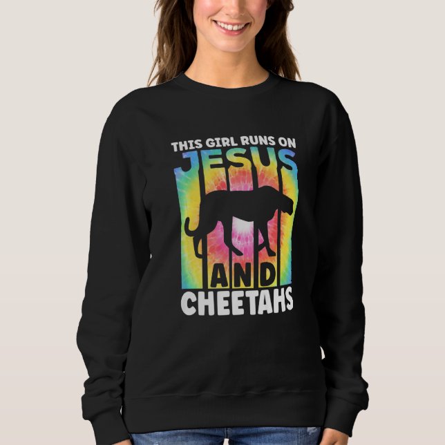 Sudadera Cheetah Outfit for Cheetah Lovers Apparel Women Gi (Anverso)
