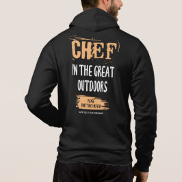Sudadera Chef al aire libre. Cocinar la idea del regalo.