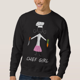 Sudadera Chef Chica Kitchen Restaurant Baking Cooking Enthu