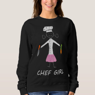 Sudadera Chef Chica Kitchen Restaurant Baking Cooking Enthu