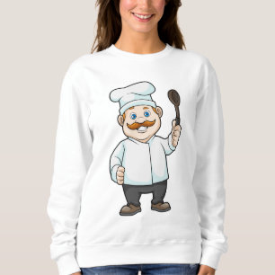 Sudadera Chef con cuchara de gorra y sopa del chef