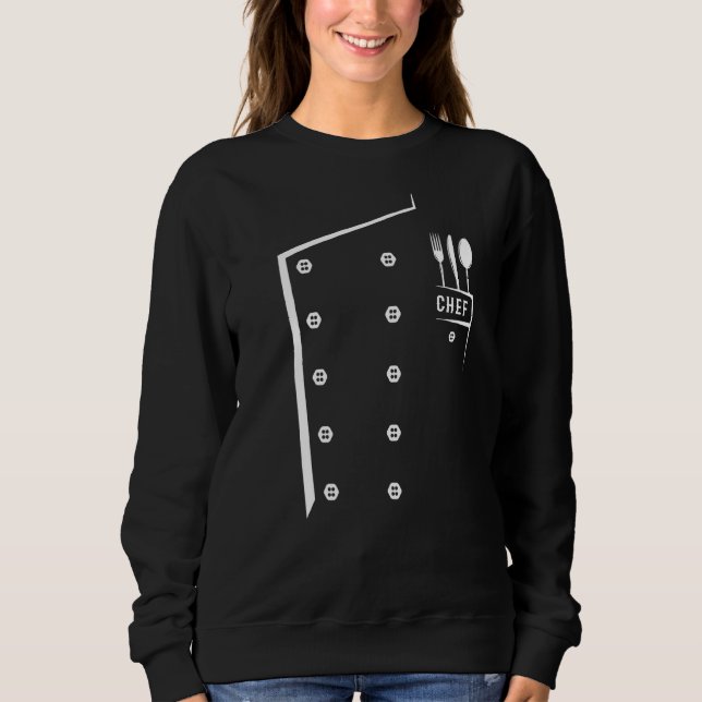 Sudadera Chef Costume Cocina Master Barbacoa (Anverso)