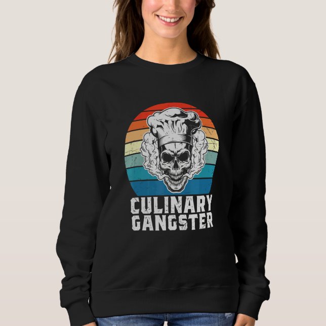 Sudadera Chef culinario de gangster (Anverso)