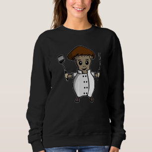 Sudadera Chef de champiñones granja de champiñones recolecc