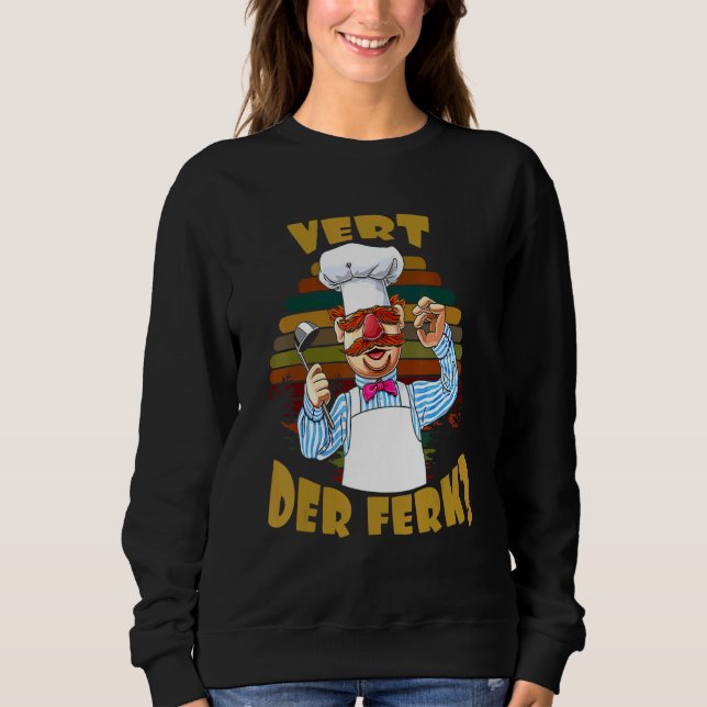Sudadera Chef de cocina Vert Der Ferk Tee (Anverso)