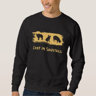 Sudadera Chef En Saustall Bauer Pig Stable Country Life Lar
