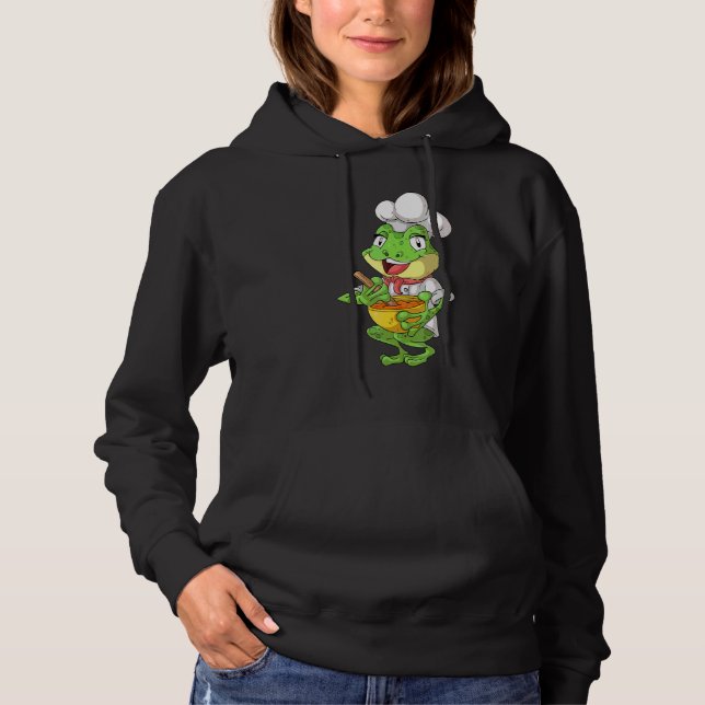 Sudadera Chef Frog  Rana hirviendo (Anverso)