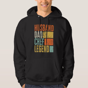 Sudadera Chef Hombre Esposo Papá Legendario Padre Mejor Coc
