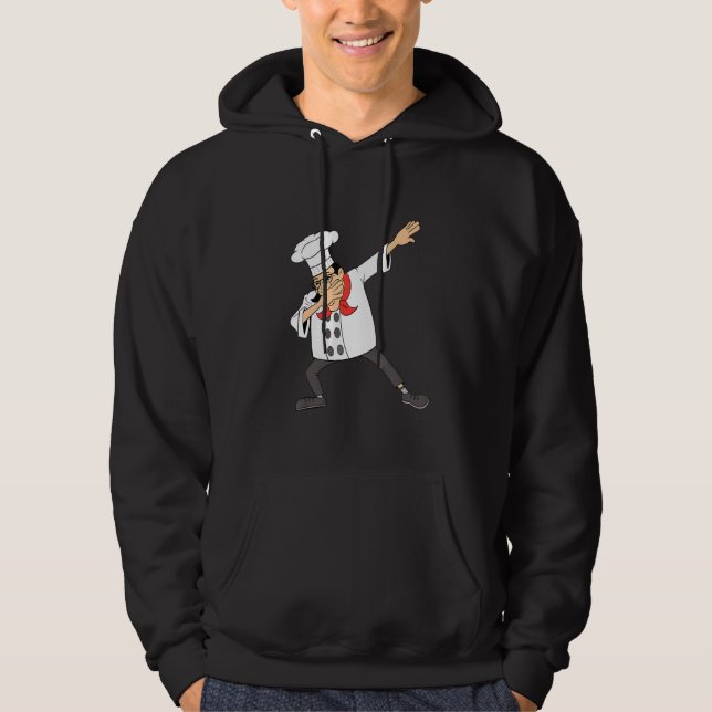 Sudadera Chef Hombres Mujeres Cocinando Hip Hop Dabbing Dan (Anverso)