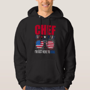 Sudadera Chef Im Just Here Bang Happy 4 de Julio Pri Americ
