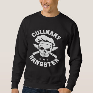 Sudadera Chef Knife Skull Gangster Gangster Culinario Gangs