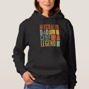 Sudadera Chef Marido Papá Legendario Padre Mejor Cocinando