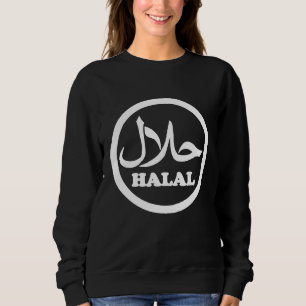 Sudadera Chef musulmán halal islámico de comida de la dieta