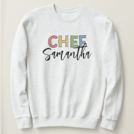 Sudadera Chef Personalizado Colorful Cute Gifts