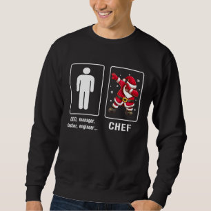 Sudadera Chef Santa Dab Navidades