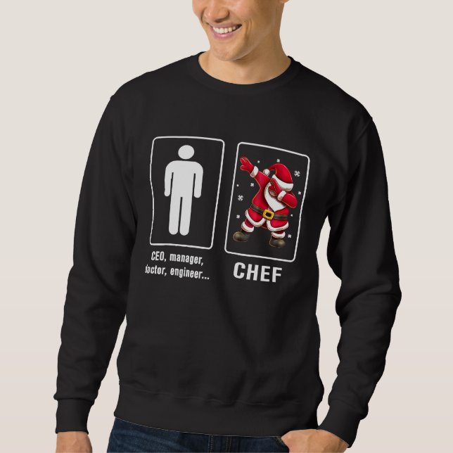 Sudadera Chef Santa Dab Navidades (Anverso)