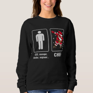 Sudadera Chef Santa Dab Navidades