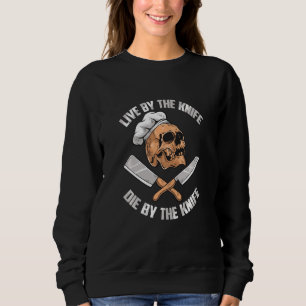 Sudadera Chef Skull Knife Death Cook Restaurant Horror Sk