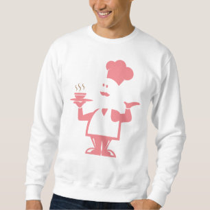 Sudadera Chef sosteniendo un tazón de sopa