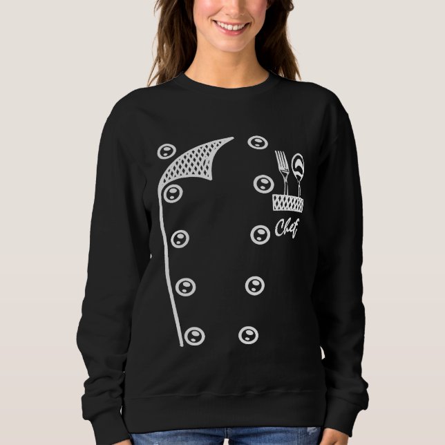 Sudadera Chef Uniform Chef Idea Cocina de carne (Anverso)