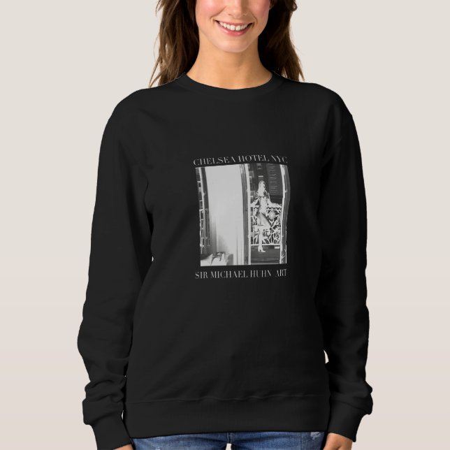 Sudadera Chelsea Hotel New York City Premium (Anverso)