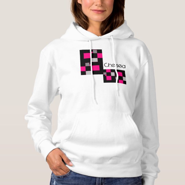 Sudadera Chequeros Remix capucha de moda o camiseta (Anverso)