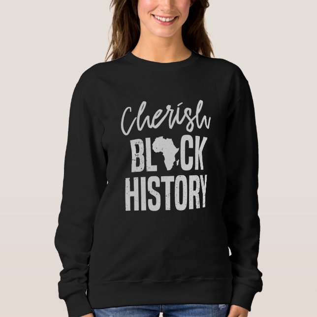 Sudadera Cherish Black History Clothes Hombres Afo Ameri (Anverso)
