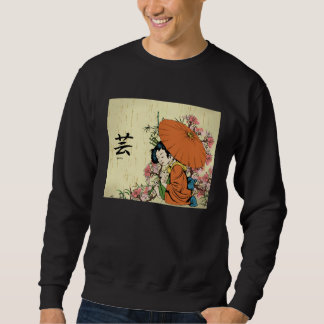 Sudadera Cherry Blossom Japanese Geisha Girl