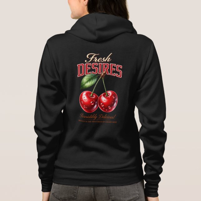 Sudadera Cherry Graphic Hoodie for Women (Reverso)