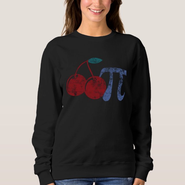 Sudadera Cherry Pi Day Pi Math Science STEM Teacher 3 14 Pi (Anverso)