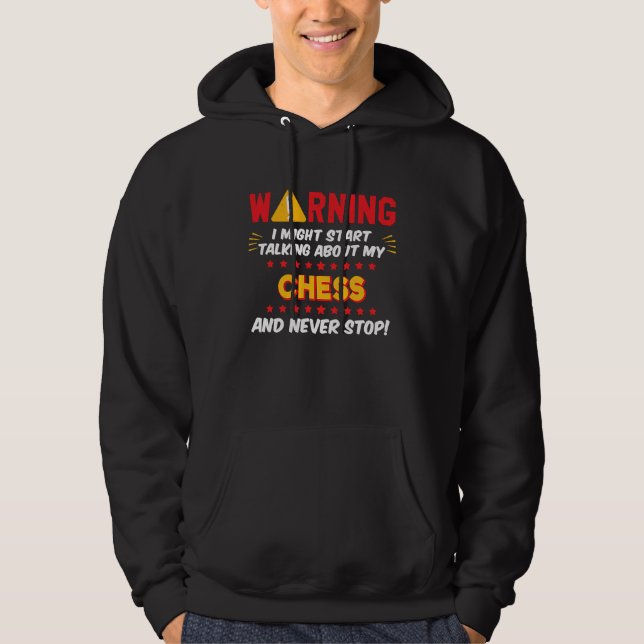 Sudadera Chess Chess Player Saying Joke Graphic (Anverso)