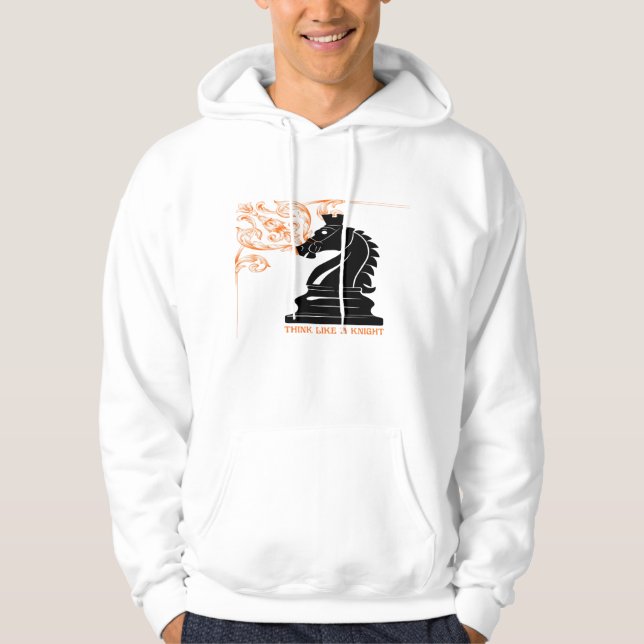 Sudadera Chess Knight – Strategic Mind & Silent Power T-Shi (Anverso)