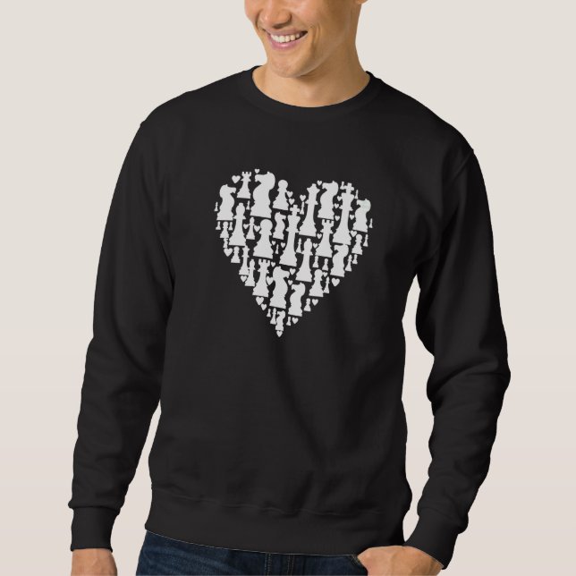 Sudadera Chess player Chess Master Chess Heart Chess (Anverso)