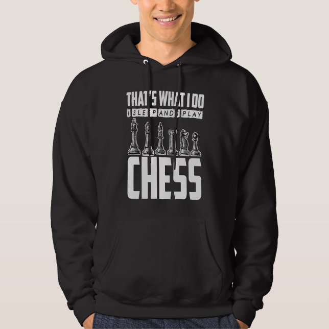 Sudadera Chess Trainer Chess Playing (Anverso)
