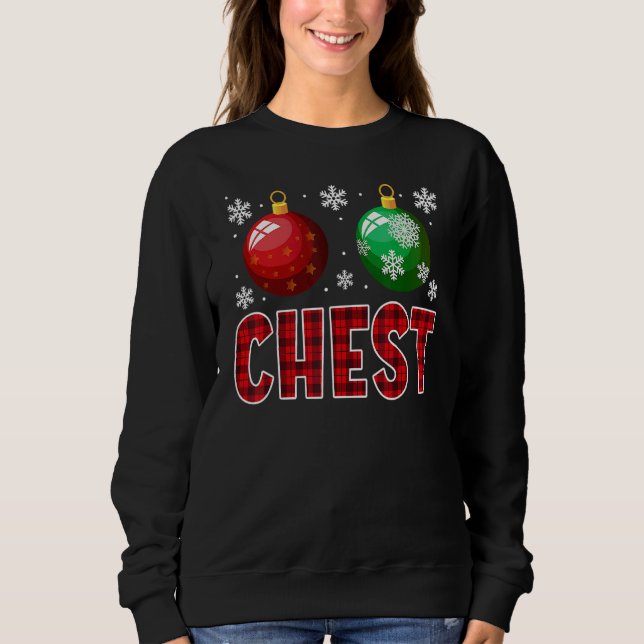 Sudadera Chest Nuts Christmas   Matching Couple Chestnuts 7 (Anverso)