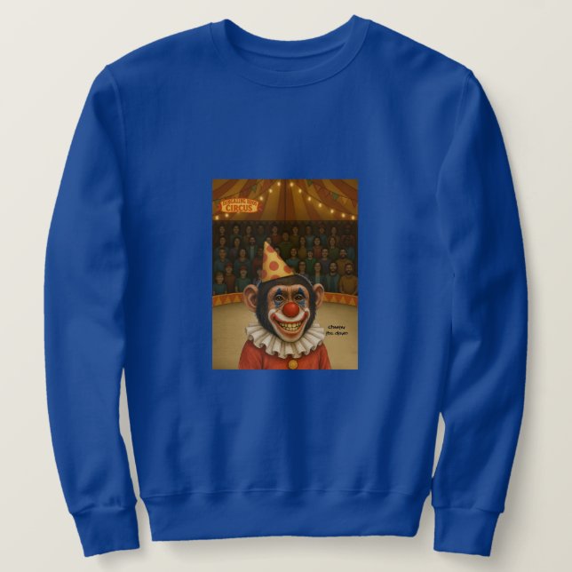 Sudadera Chester el payaso chimpancé (Anverso del diseño)