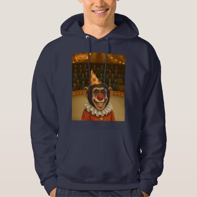 Sudadera Chester el payaso chimpancé (Anverso)