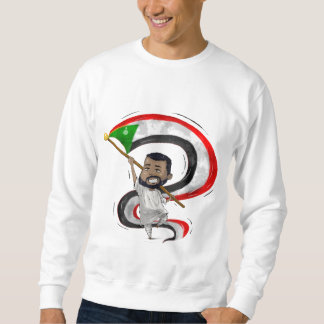 Sudadera Chibi Alegre con Bandera