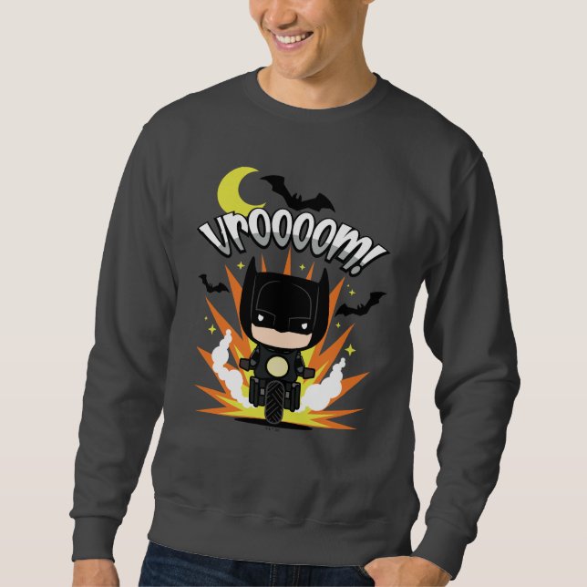 Sudadera Chibi Batman Batcycle (Anverso)