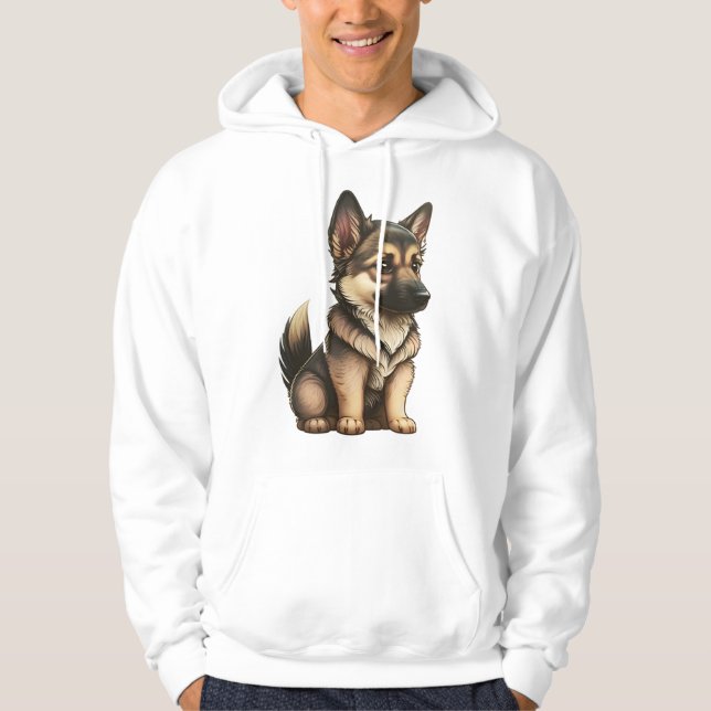 Sudadera Chibi German Shepherd (Anverso)