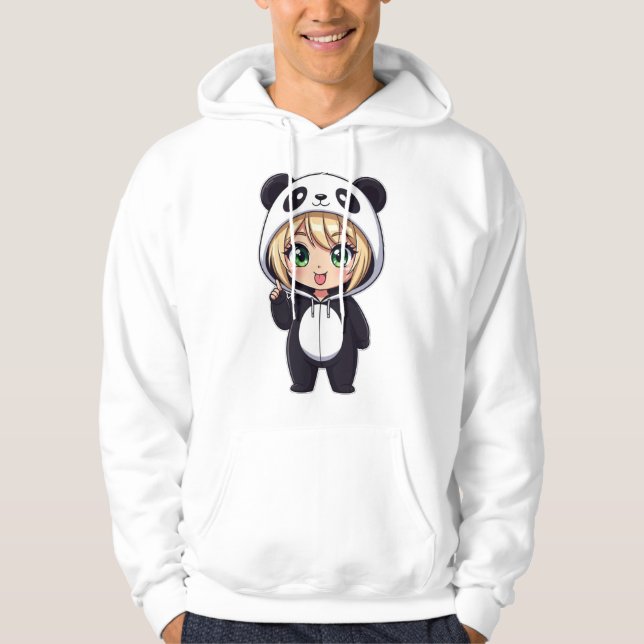Sudadera Chibi Lindo de Moda (Anverso)