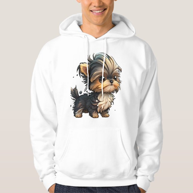 Sudadera Chibi Yorkshire Terrier (Anverso)