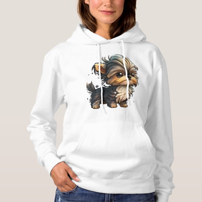 Sudadera Chibi Yorkshire Terrier (Anverso)