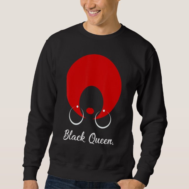 Sudadera Chica africano cita gráfico de historia negra (Anverso)