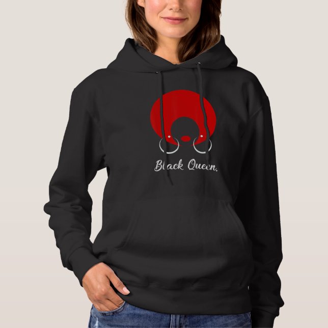 Sudadera Chica africano cita gráfico de historia negra (Anverso)